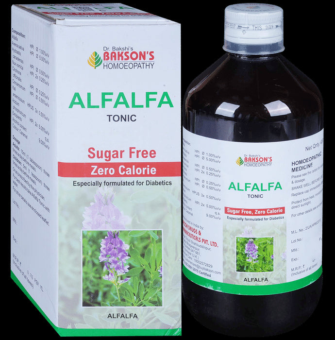 Bakson's Homeopathy Alfalfa Tonic Sugar Free - Classic Derma
