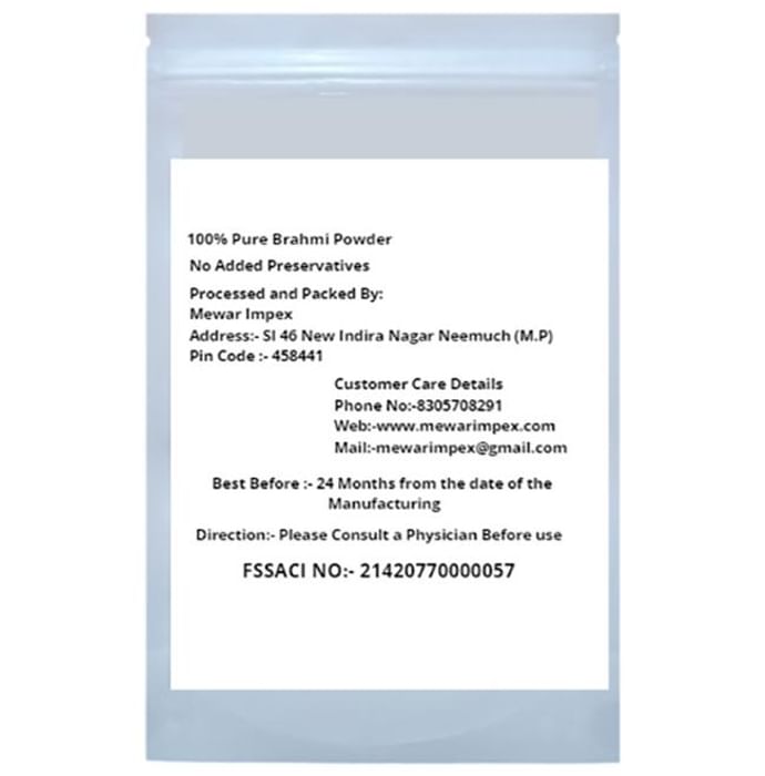 Mewar Impex Brahmi Powder