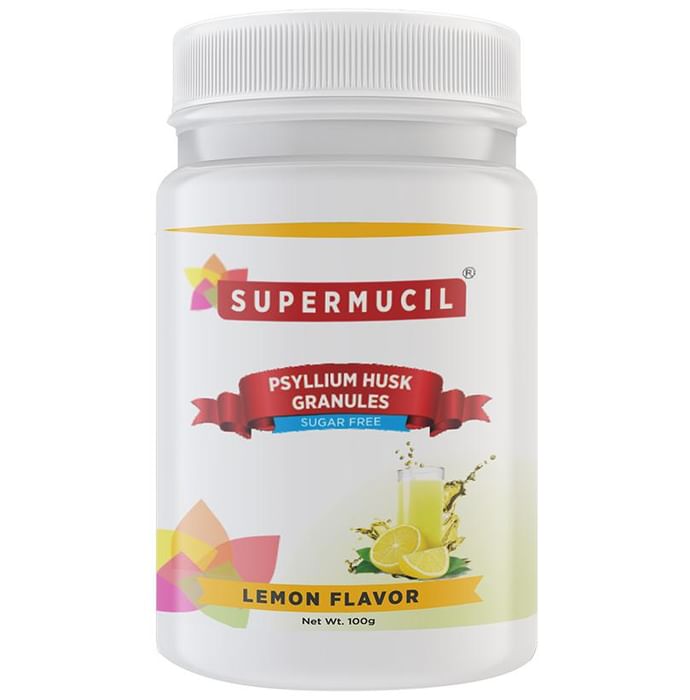 Supermucil Psyllium Husk Granules Lemon Sugar Free - Classic Derma