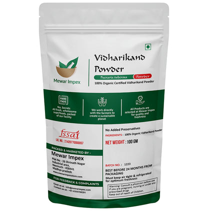 Mewar Impex Vidharikand Powder