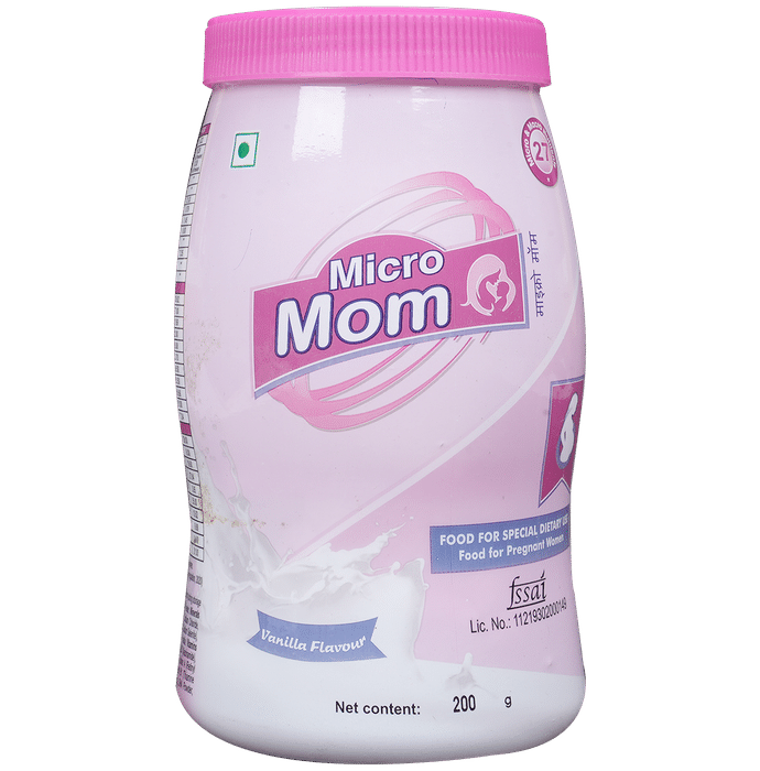 Micromom Powder for Nutritional Support During Pregnancy and Lactation | Flavour Vanilla - Classic Derma