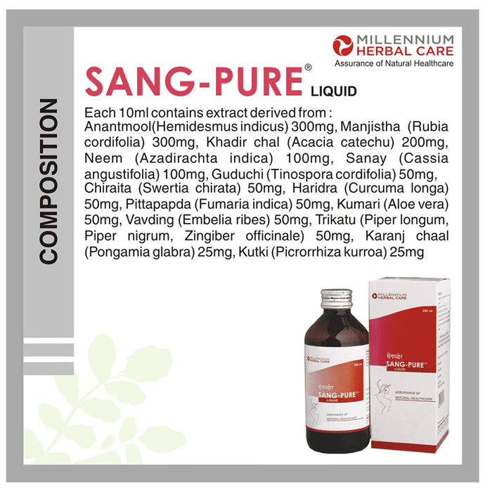 Millennium Herbal Care Sang-Pure Liquid (200ml Each)