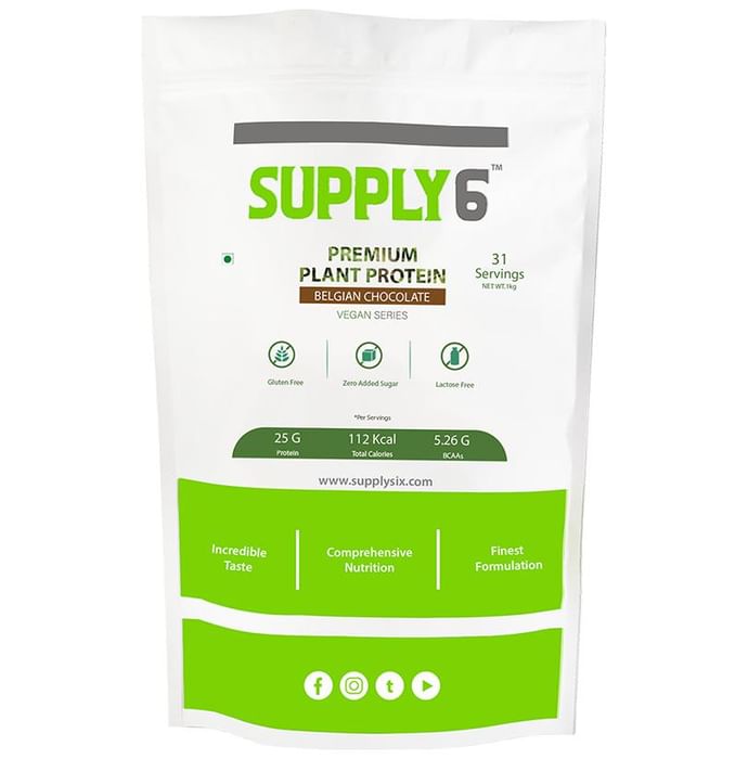 Supply6 Premium Plant Protein Belgian Chocolate - Classic Derma