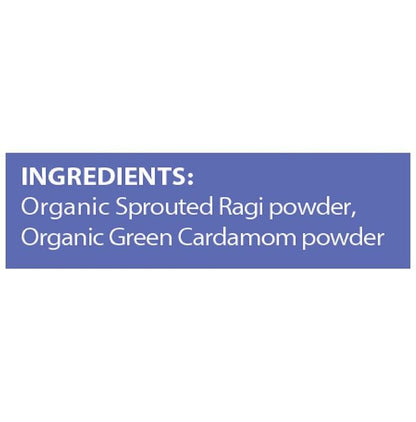 Mimmo Organics Cereal Organic Sprouted Ragi with Porridge (6 Months Plus)
