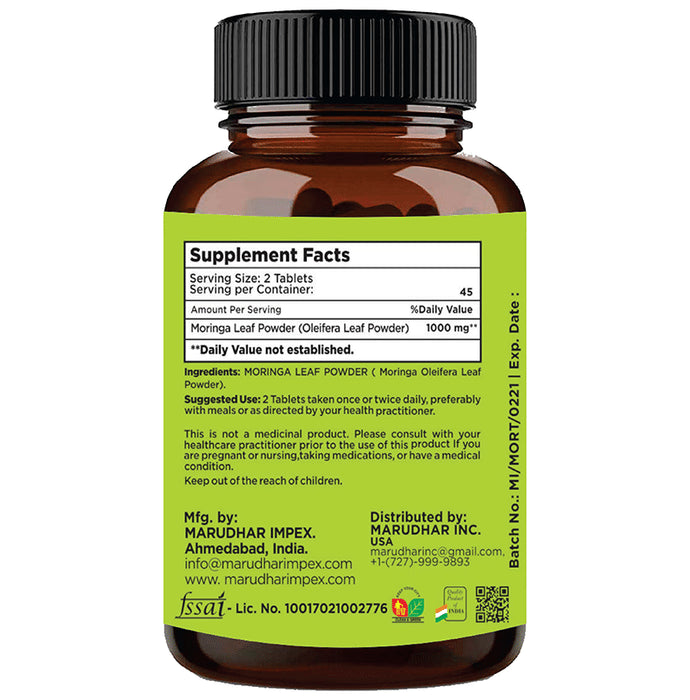 Minature 100% Natural Moringa Leaf Tablet