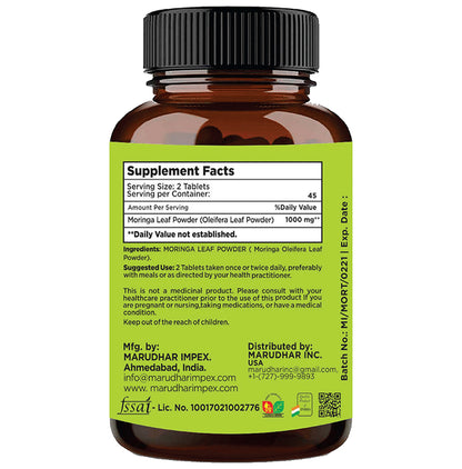 Minature 100% Natural Moringa Leaf Tablet