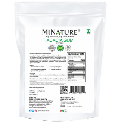 Minature Acacia Gum Powder