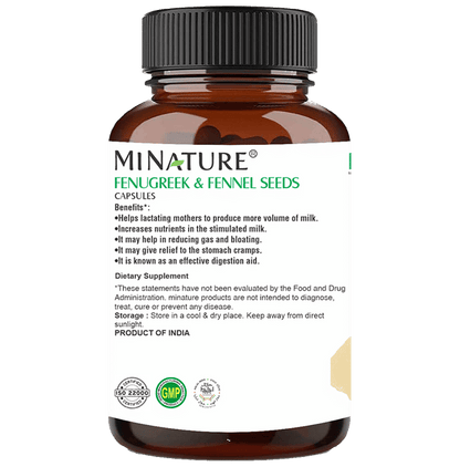Minature Fenugreek & Fennel Seeds Capsule