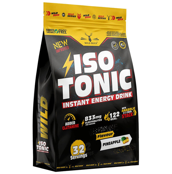 Wild Buck Isotonic Instant Energy Drink Pineapple - Classic Derma