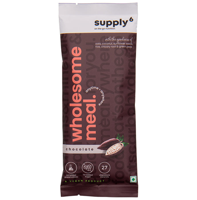 Supply6 Wholesome Meal Sachet (100gm Each) Chocolate - Classic Derma