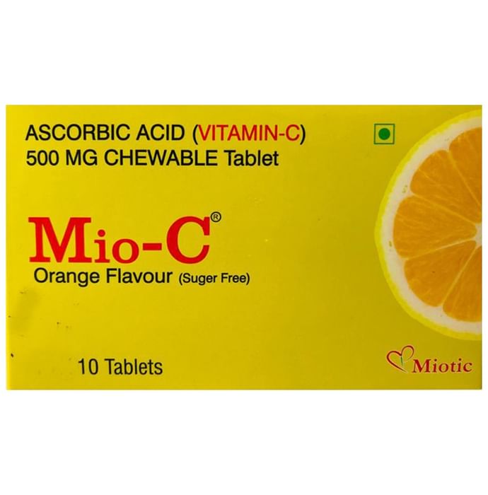 Mio-C Orange Sugar Free Chewable Tablet - Classic Derma