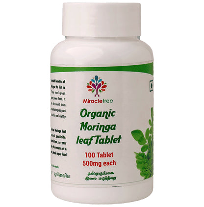 Miracletree Organic Moringa Leaf 500mg Tablet - Classic Derma