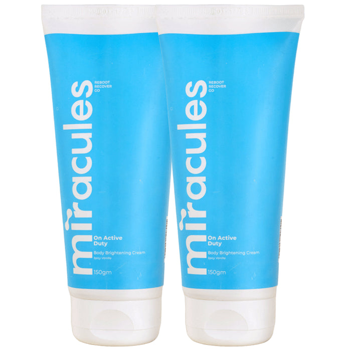 Miracules On Active Duty Body Brightening (150gm Each) - Classic Derma