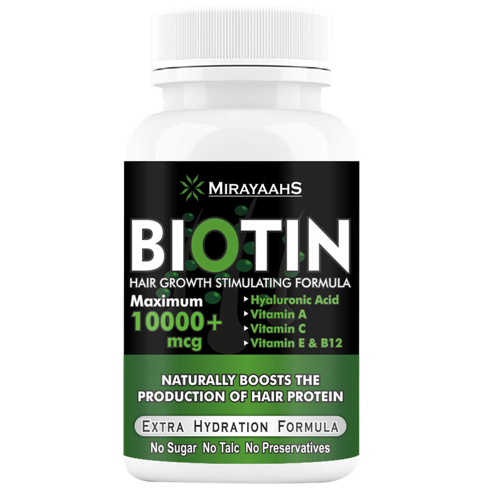 Mirayaahs Biotin 1000mcg Tablet Sugar Free - Classic Derma
