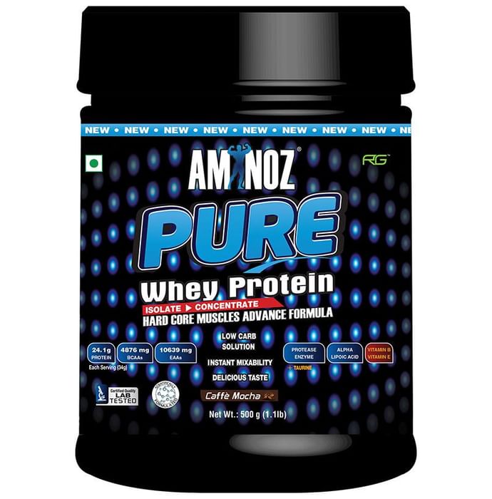 Aminoz Pure Whey Protein Cafe Mocha - Classic Derma