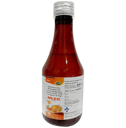 Mlec Syrup Orange Sugar Free