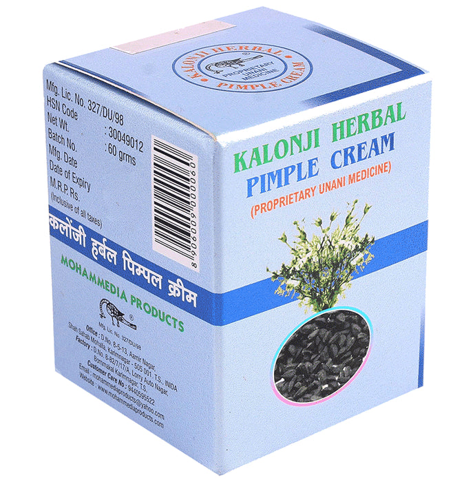 Mohammedia Kalonji Herbal Pimple Cream (60gm Each) - Classic Derma