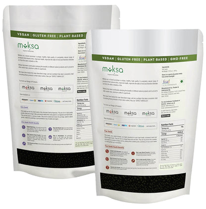 Moksa Combo Pack of Chia Seeds & Flax Seeds (400gm Each)