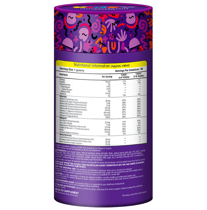 Mom & World Kidsy Multivitamin Gummies (30 Each) Strawberry