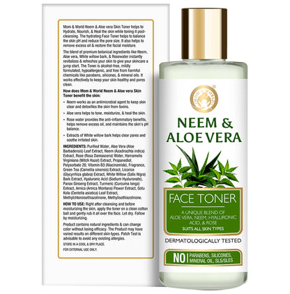 Mom & World Neem & Aloe Vera Face Toner
