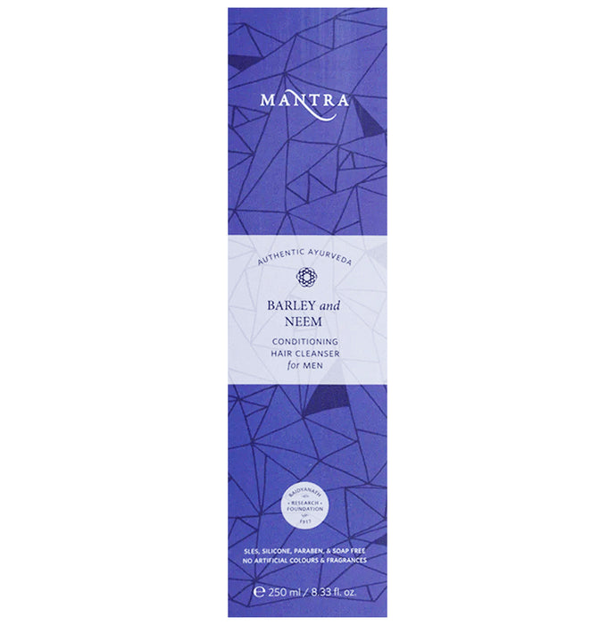 Mantra Barley and Neem Conditioning Hair Cleanser for Men - Classic Derma