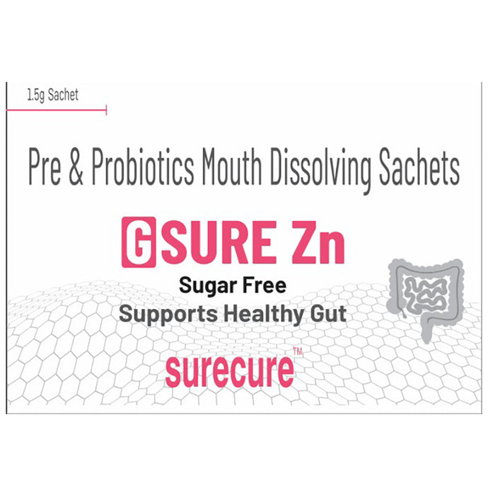 Surecure G Sure Zn Sachet (1.5gm Each) - Classic Derma
