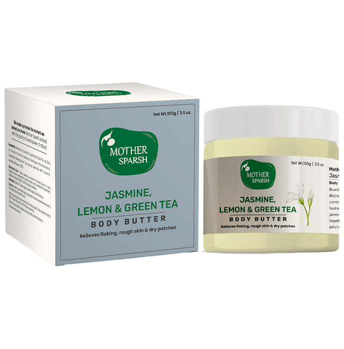 Mother Sparsh Jasmine, Lemon & Green Tea Body Butter - Classic Derma