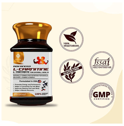 Mountainor Advanced L-Carnitine L-Tartrate for Overall Health Veg Capsule