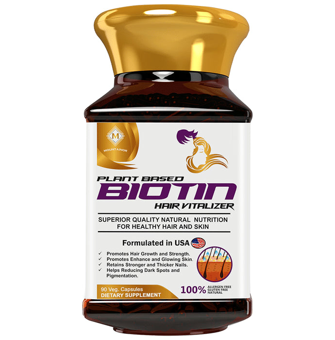 Mountainor Plant Based Biotin Hair Vitalizer Capsule - Classic Derma