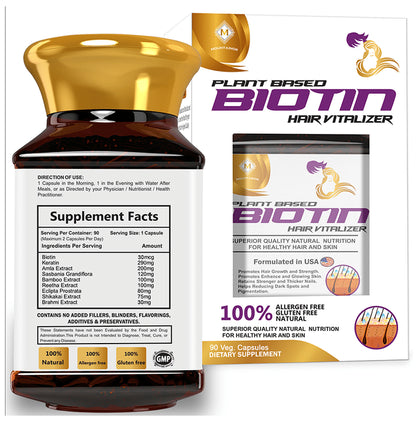 Mountainor Plant Based Biotin Hair Vitalizer Capsule