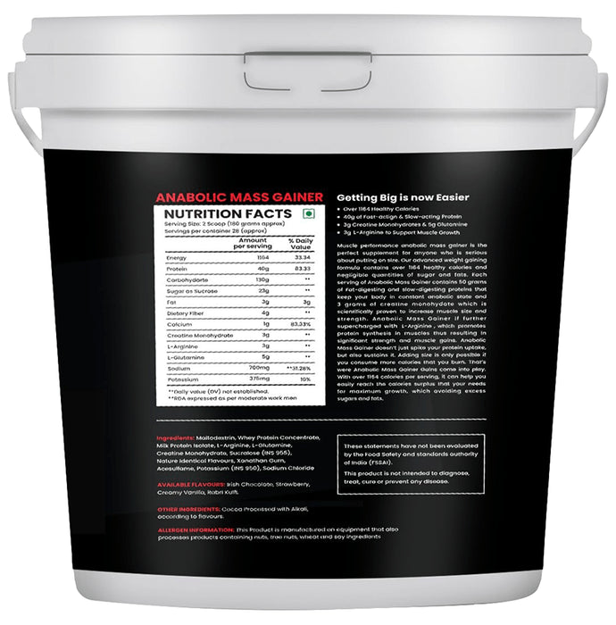 MP Muscle Performance Anabolic Mass Gainer (5kg Each) Powder Rabri Kulfi
