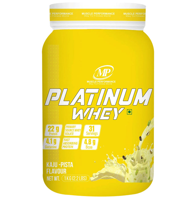 MP Muscle Performance Platinum Whey Powder Kaju Pista - Classic Derma