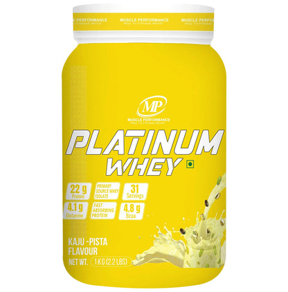 MP Muscle Performance Platinum Whey Powder Kaju Pista - Classic Derma