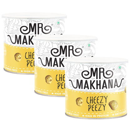 Mr Makhana Cheesy Peezy (50gm Each) - Classic Derma