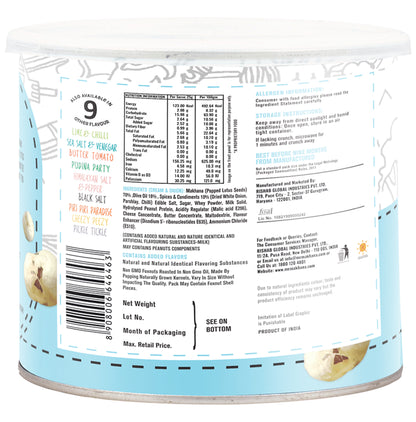 Mr Makhana Cream & Onion (50gm Each)