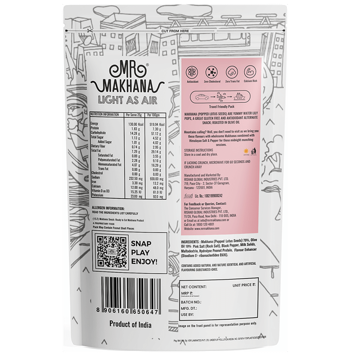 Mr Makhana Himalayan Salt & Pepper (60gm Each)