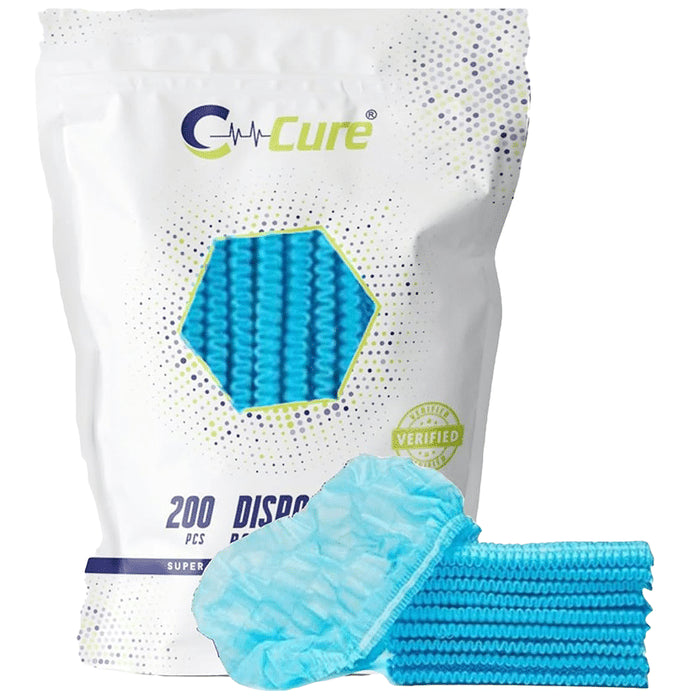 C Cure Bouffant Cap (200 Each) Blue - Classic Derma