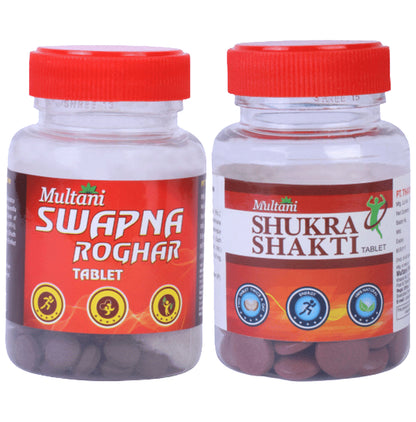 Multani Combo Pack of Swapna Roghar with Shukra Shakti (100 Tablet Each) - Classic Derma