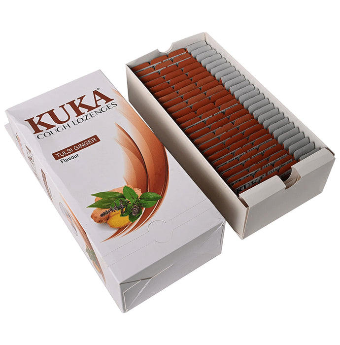 Multani Kuka Cough(8 x 24 Strips) Lozenges Tulsi Ginger