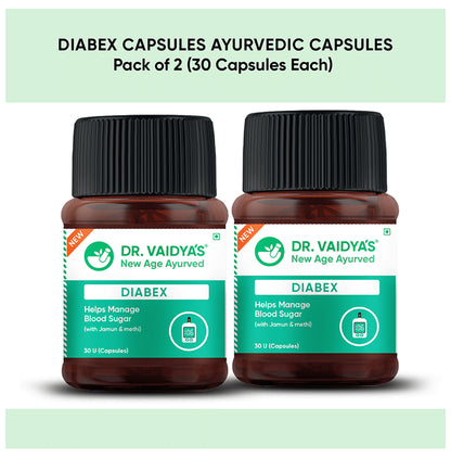 Dr. Vaidya's Diabex Capsule (30 Each) with Glucometer Free