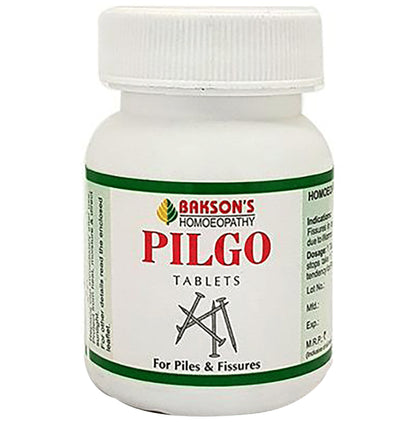 Bakson's Homeopathy Anti Piles Combo (Pilgo Tablet + Aesculus Ointment)