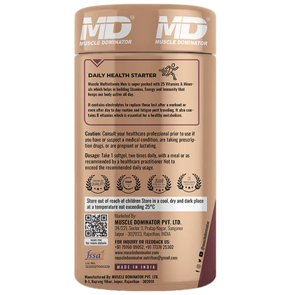 Muscle Dominator Multi Vitamin Softgel