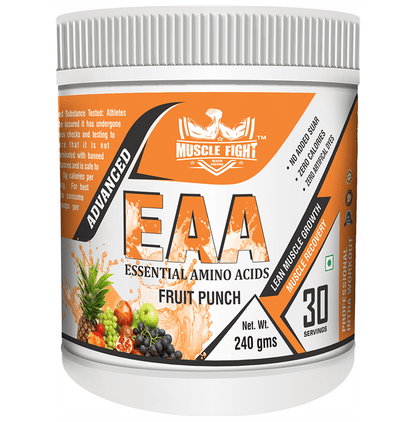 Muscle Fight Eaa Essential Amino Acids Fruit Punch - Classic Derma