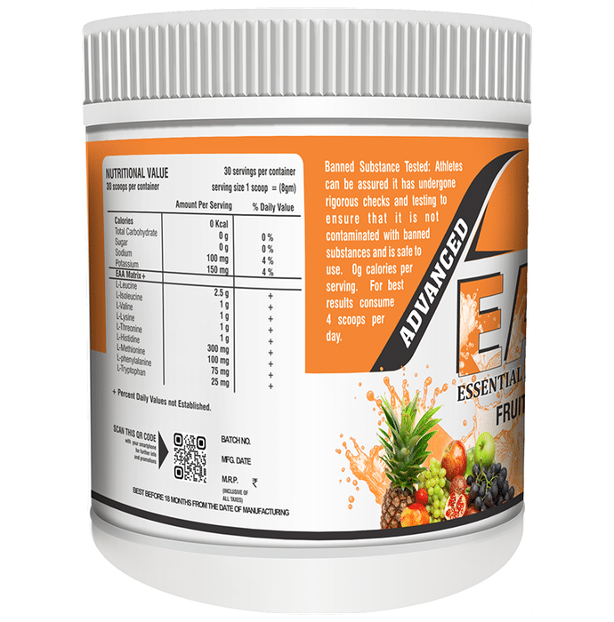 Muscle Fight Eaa Essential Amino Acids Fruit Punch