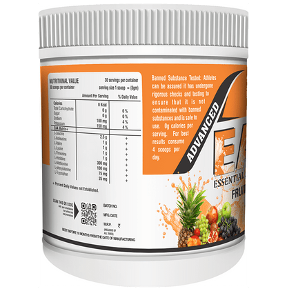 Muscle Fight Eaa Essential Amino Acids Fruit Punch