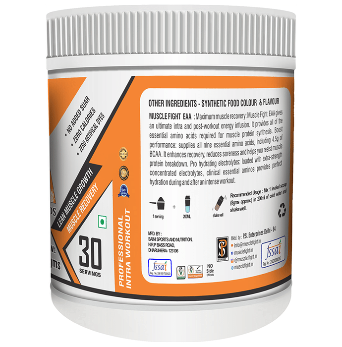 Muscle Fight Eaa Essential Amino Acids Fruit Punch