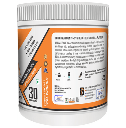 Muscle Fight Eaa Essential Amino Acids Fruit Punch