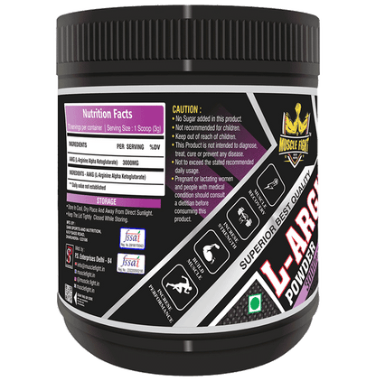 Muscle Fight L-Arginine Aakg Raw