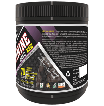 Muscle Fight L-Arginine Aakg Raw