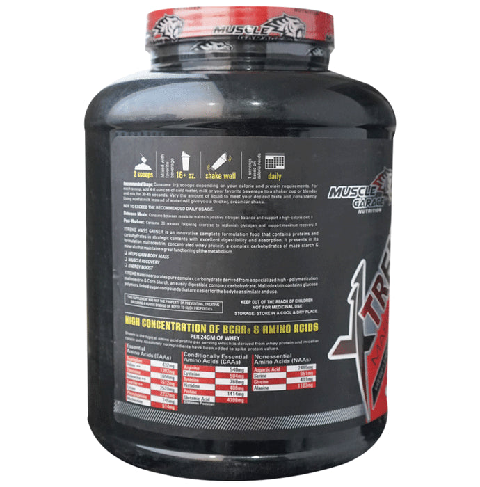 Muscle Garage Xtreme Mass Gainer Powder Chocolate